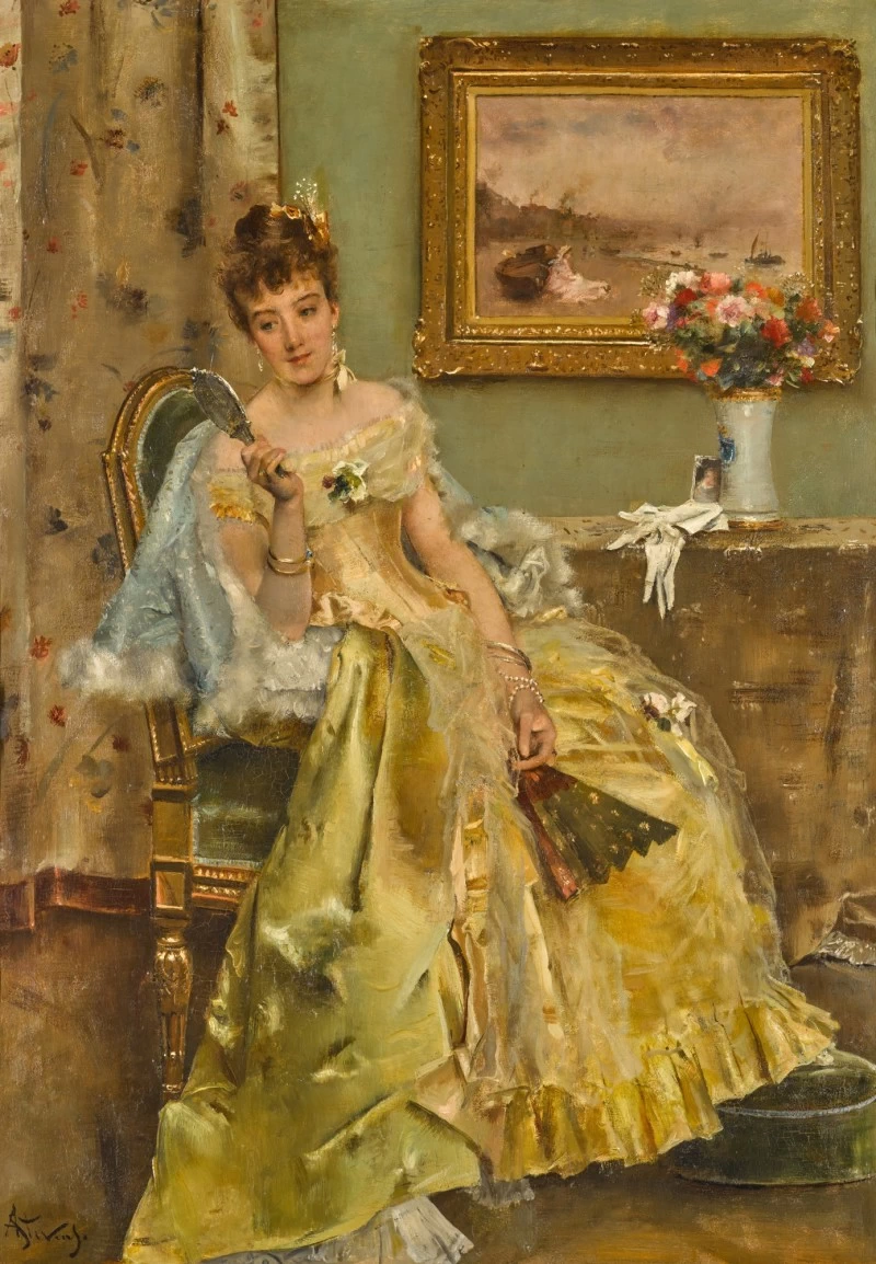 Alfred Émile Stevens - Civetteria